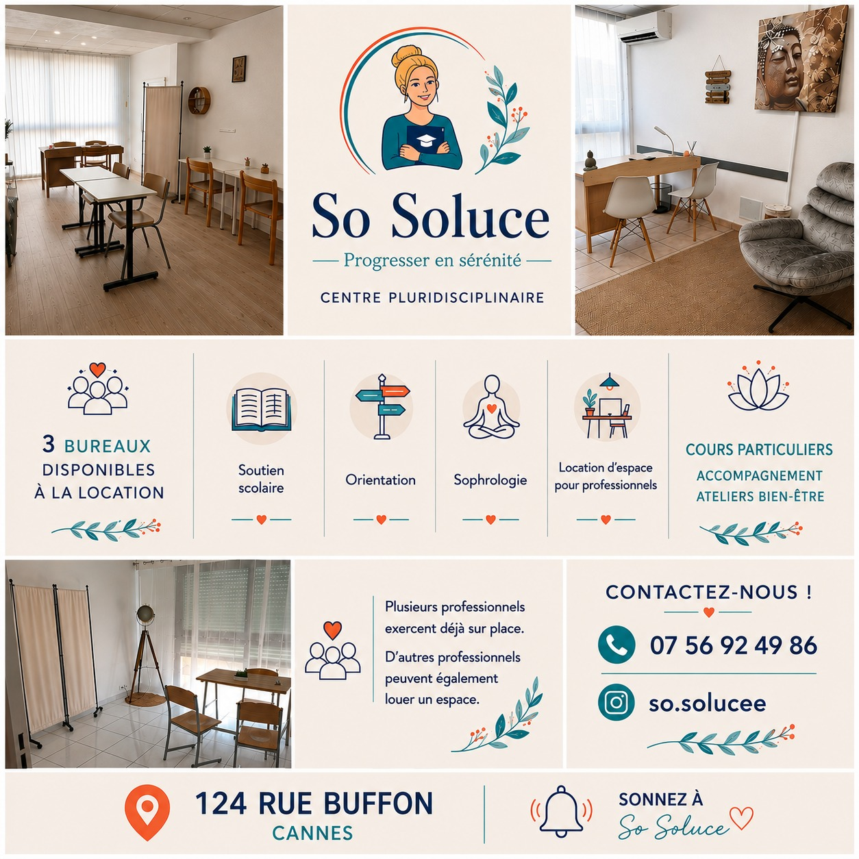 Présentation des espaces et des activités de So Soluce